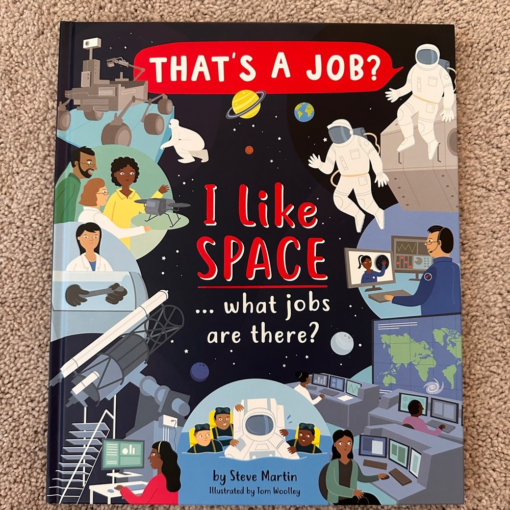Usborne Paper Pie book I Like Space